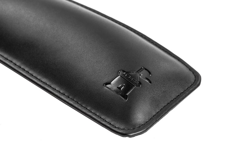 Castle Motte by Castle â€“ Leather Wrist Rest Cushion for Mice, Mouse Pads, and Laptops â€“ Ergonomic Durable Wrist Pad with Anti-Slip Rubber Base (Nightfall) - Image 4